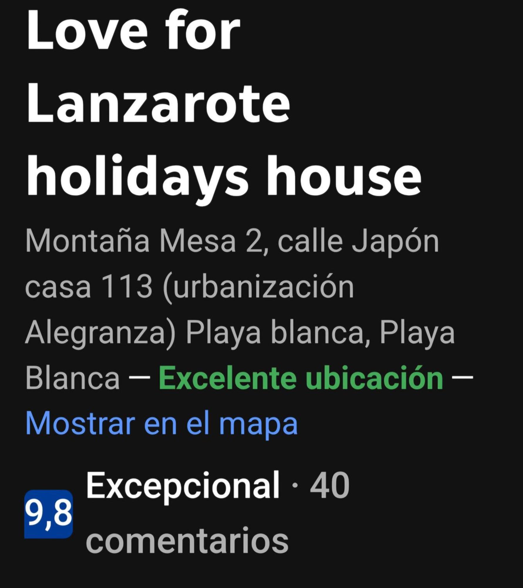 Love For Lanzarote Holidays House Playa Blanca  Extérieur photo